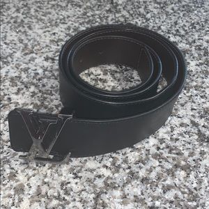 Louis Vuitton Reversible 40mm Belt(Blk/Dark Brown)
